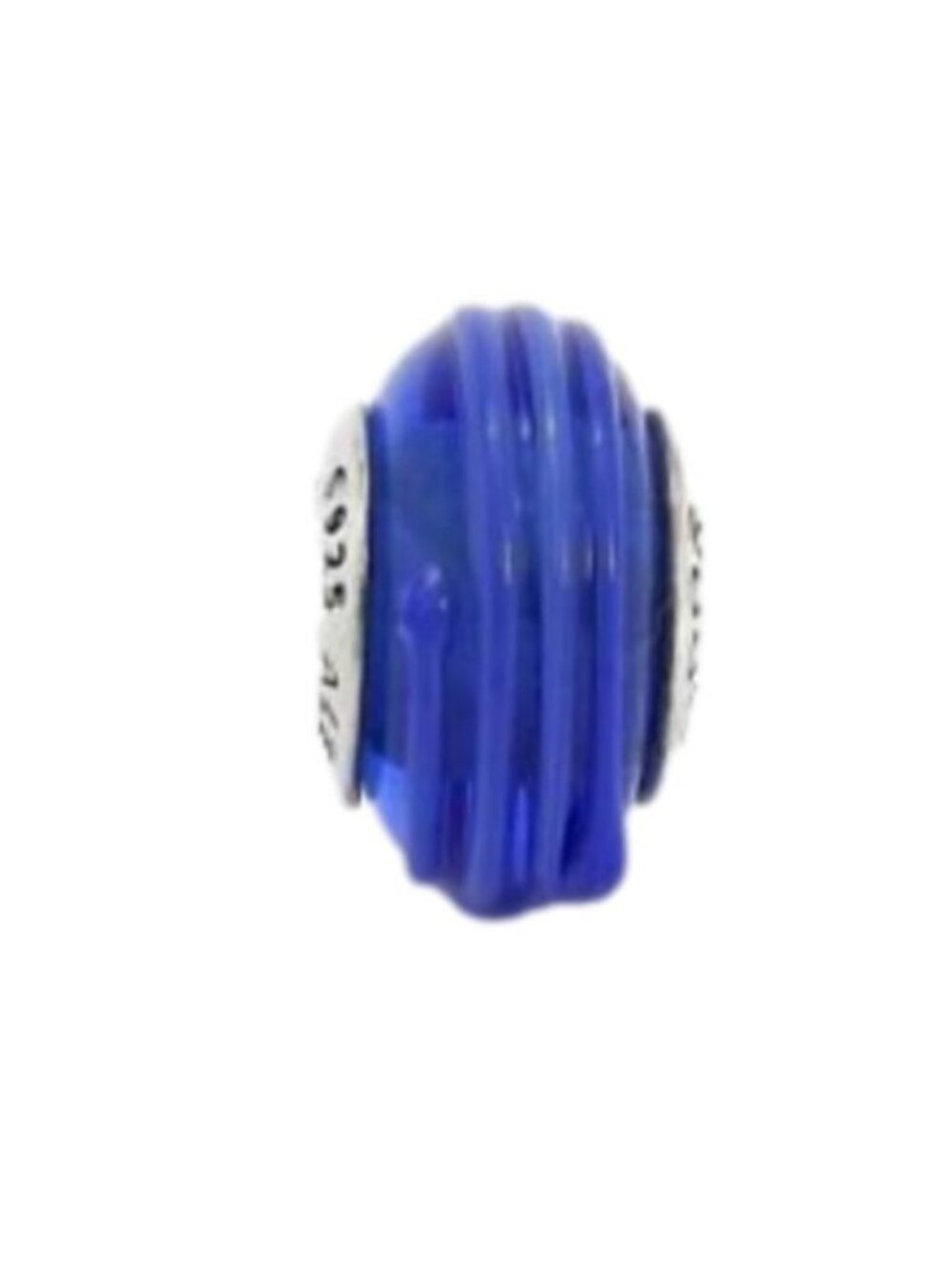 Pandora Murano Glass Bead Blue Ribbons 790612 ALE 925